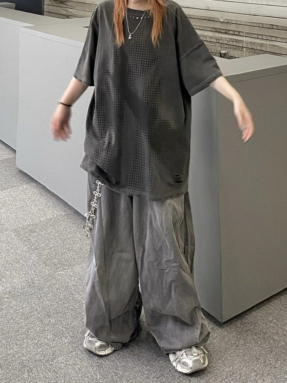 受注制【Never mind the XU】washing darts pants (4color)