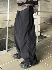 受注制【youll】mesh line wide pants (2color)