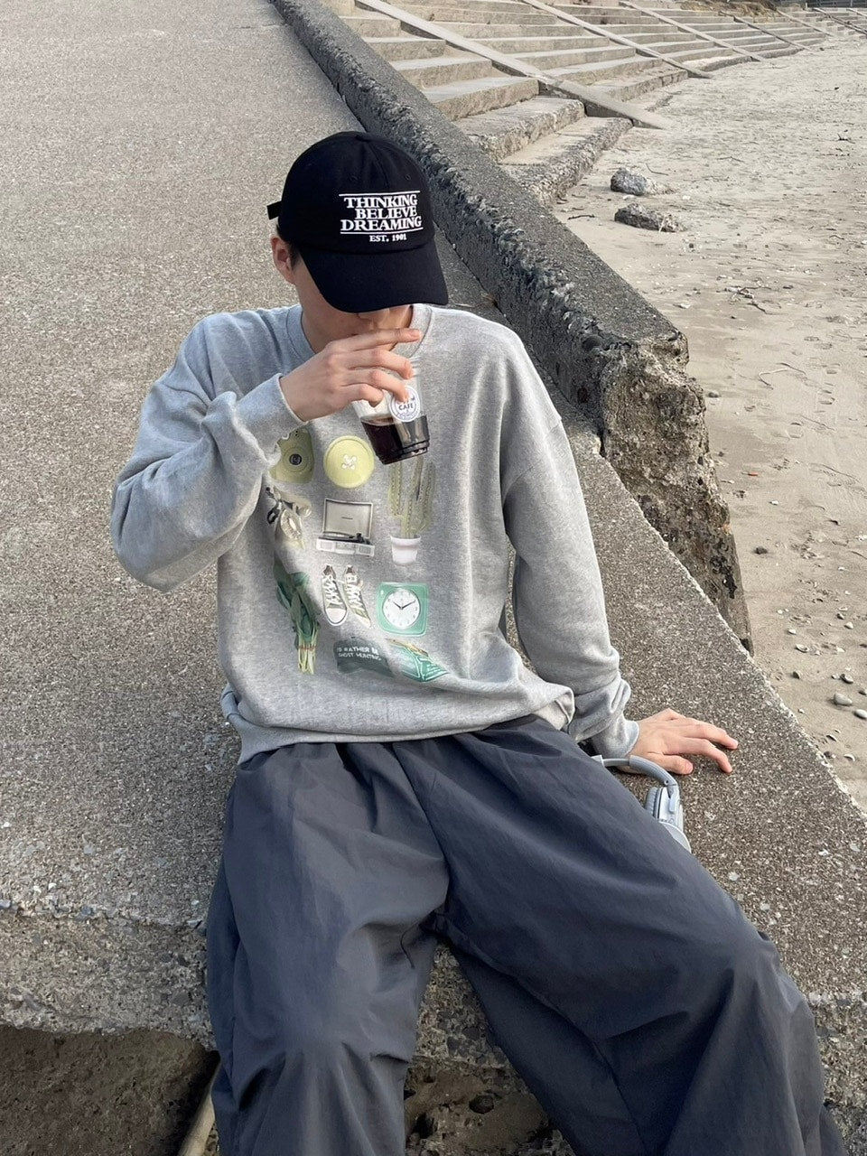 受注制【youll】logo cap (2color)