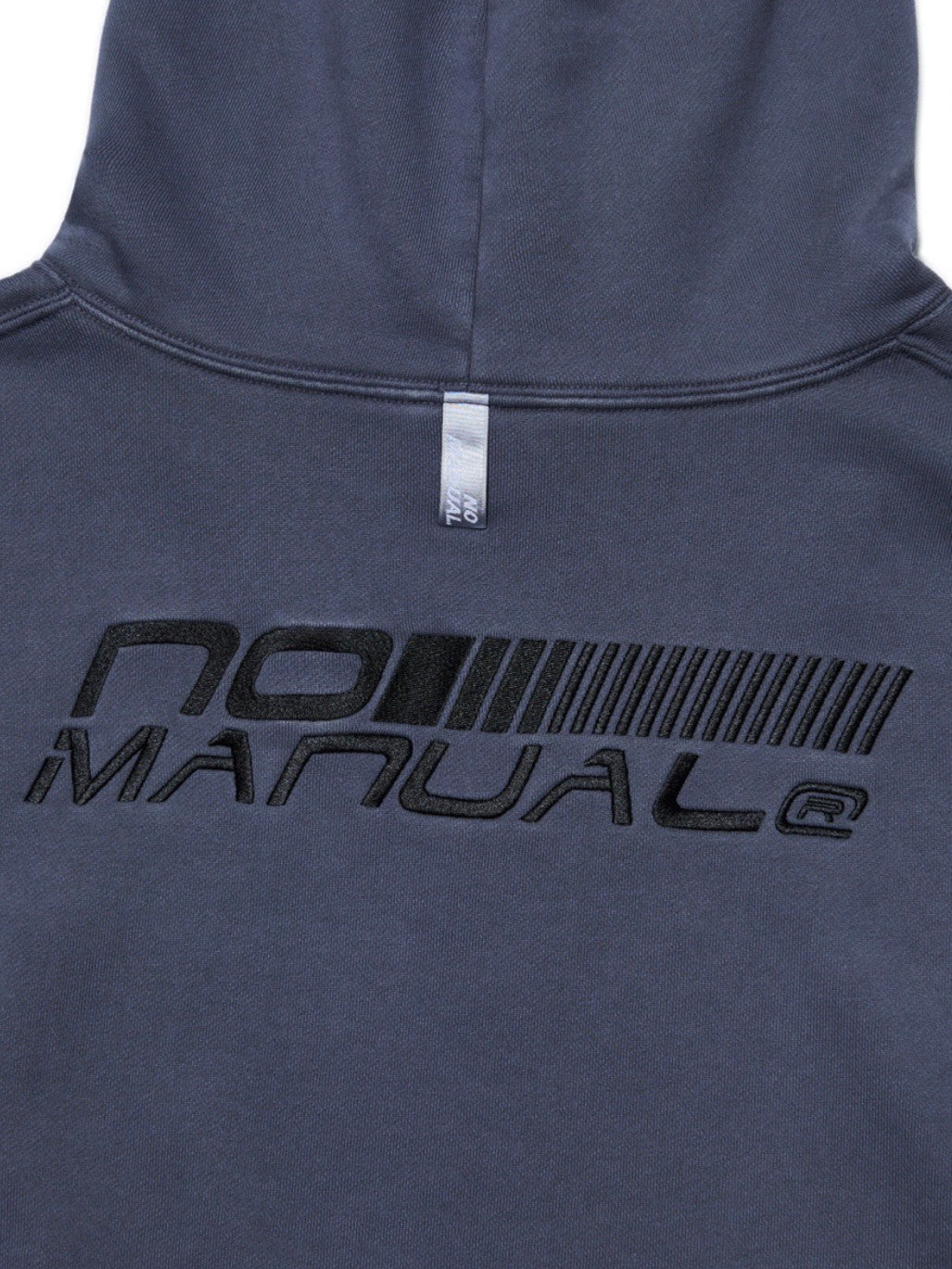 【NOMANUAL】OVERDYED SPEED LOGO HOODIE