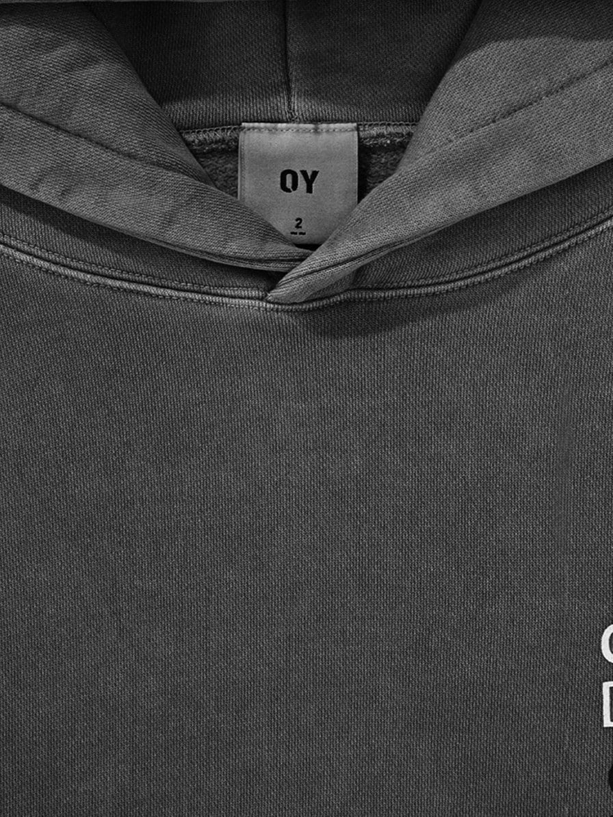 【OY】PIGMENT TYPO HOODIE