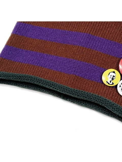 【YOUTHBATH】SQUARE STRIPE BEANIE