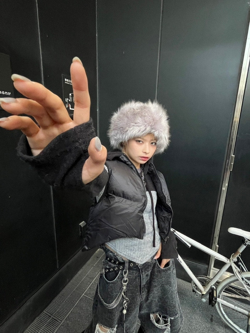 受注制【Never mind the XU】fur hat (5color)