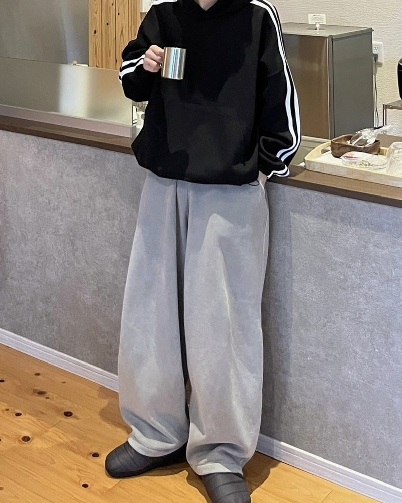 受注制【youll】line sweat hoodie