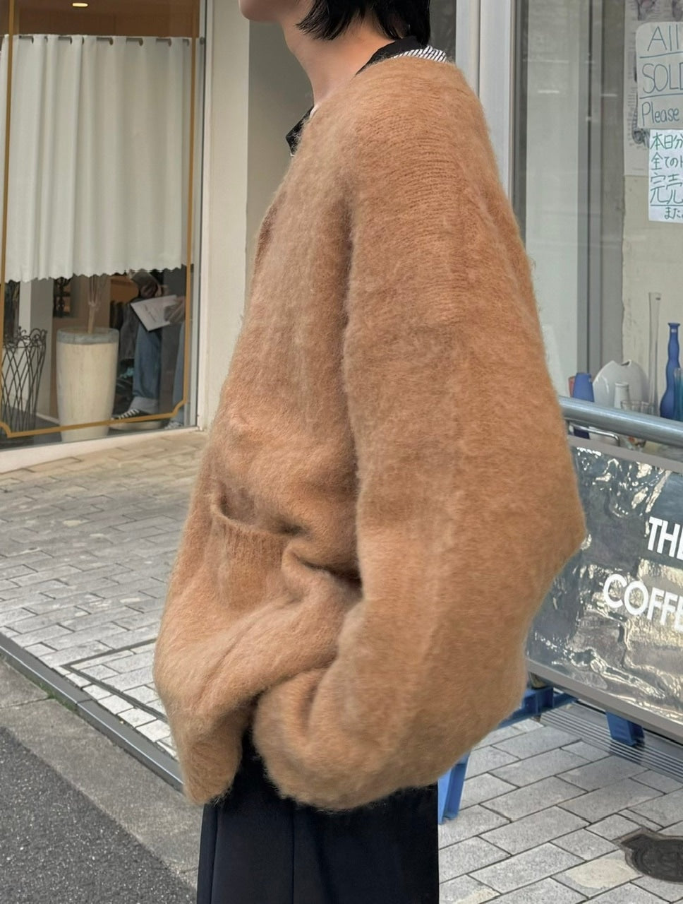 【Chikashitsu +】wool cardigan (4color)