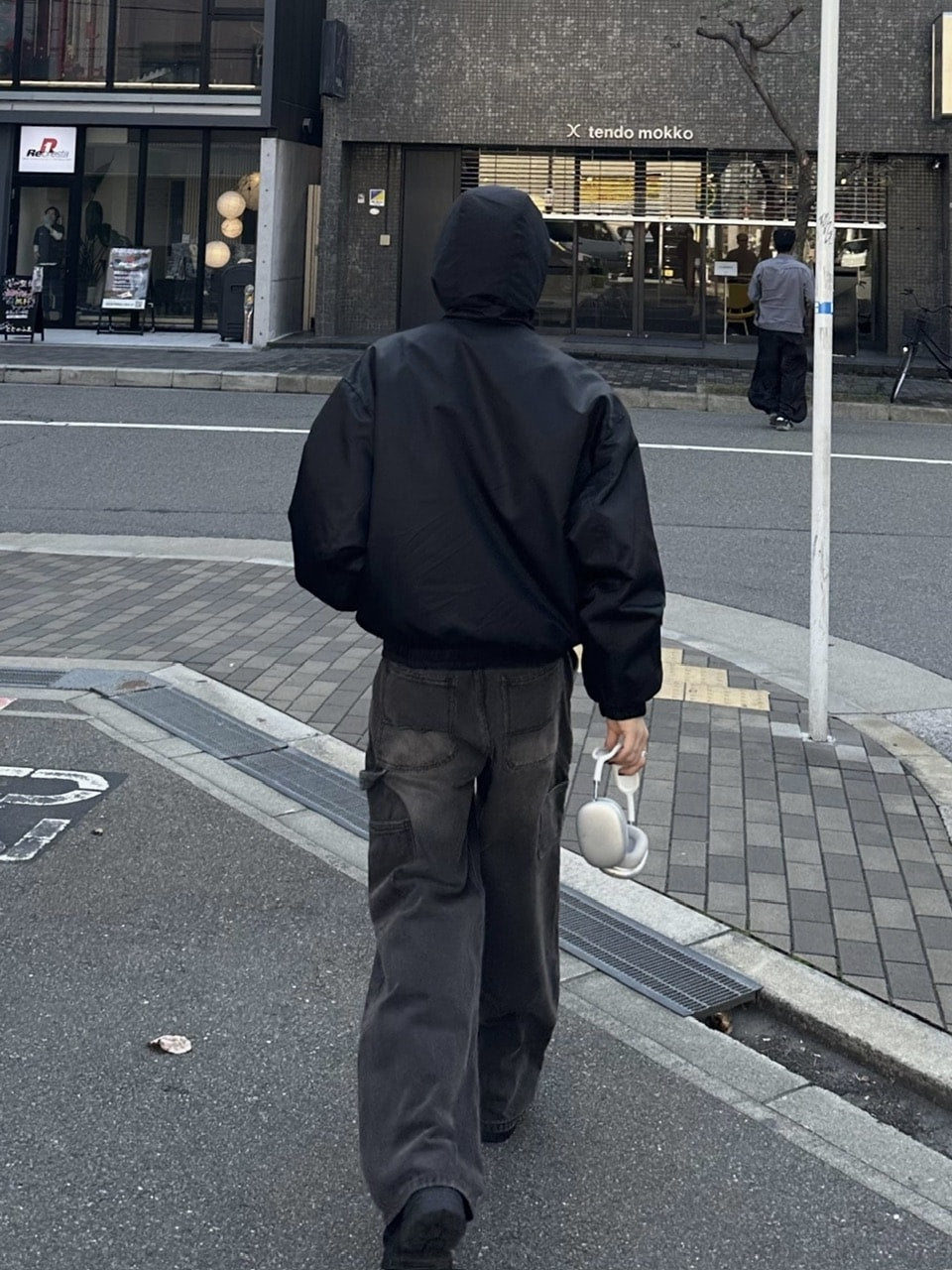 大阪店WEB限定受注制【Chikashitsu +】vintage wash carpenter denim pants (2color)