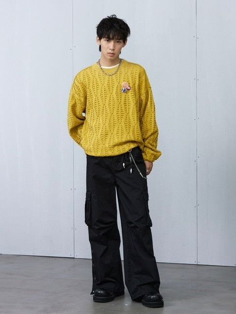 【ARCH by ROARINGWILD】FISH SCALE PATTERN SWEATER