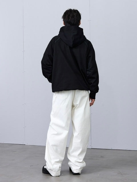 【ARCH by ROARINGWILD】STITCH PATCHWORK HOODIE