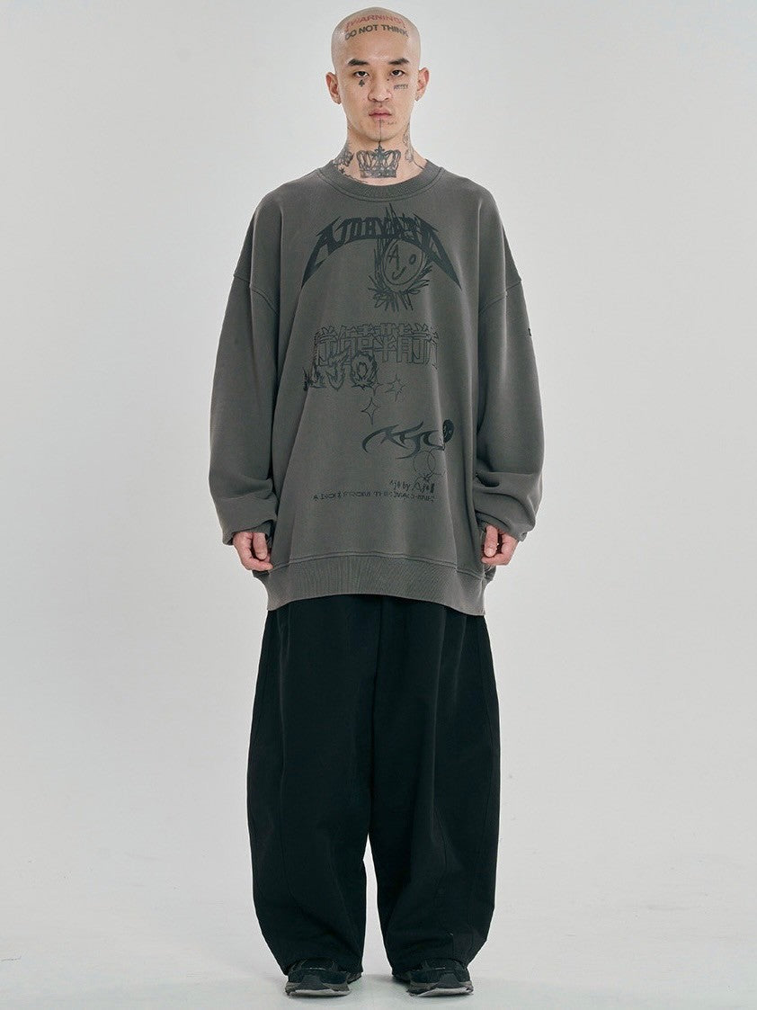 【AJOBYAJO】AJOLICA Collage Sweatshirt