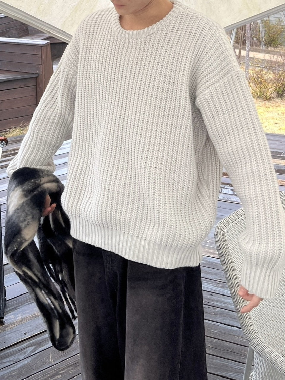 受注制【youll】waffle knit (2color)