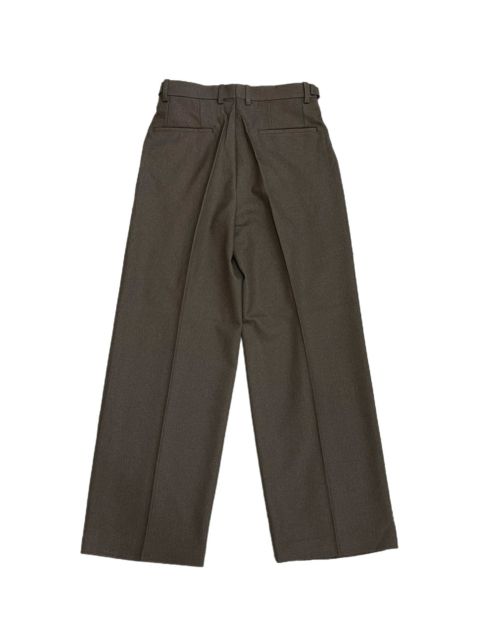 受注制【Chikashitsu +】set up belt slacks (3color)