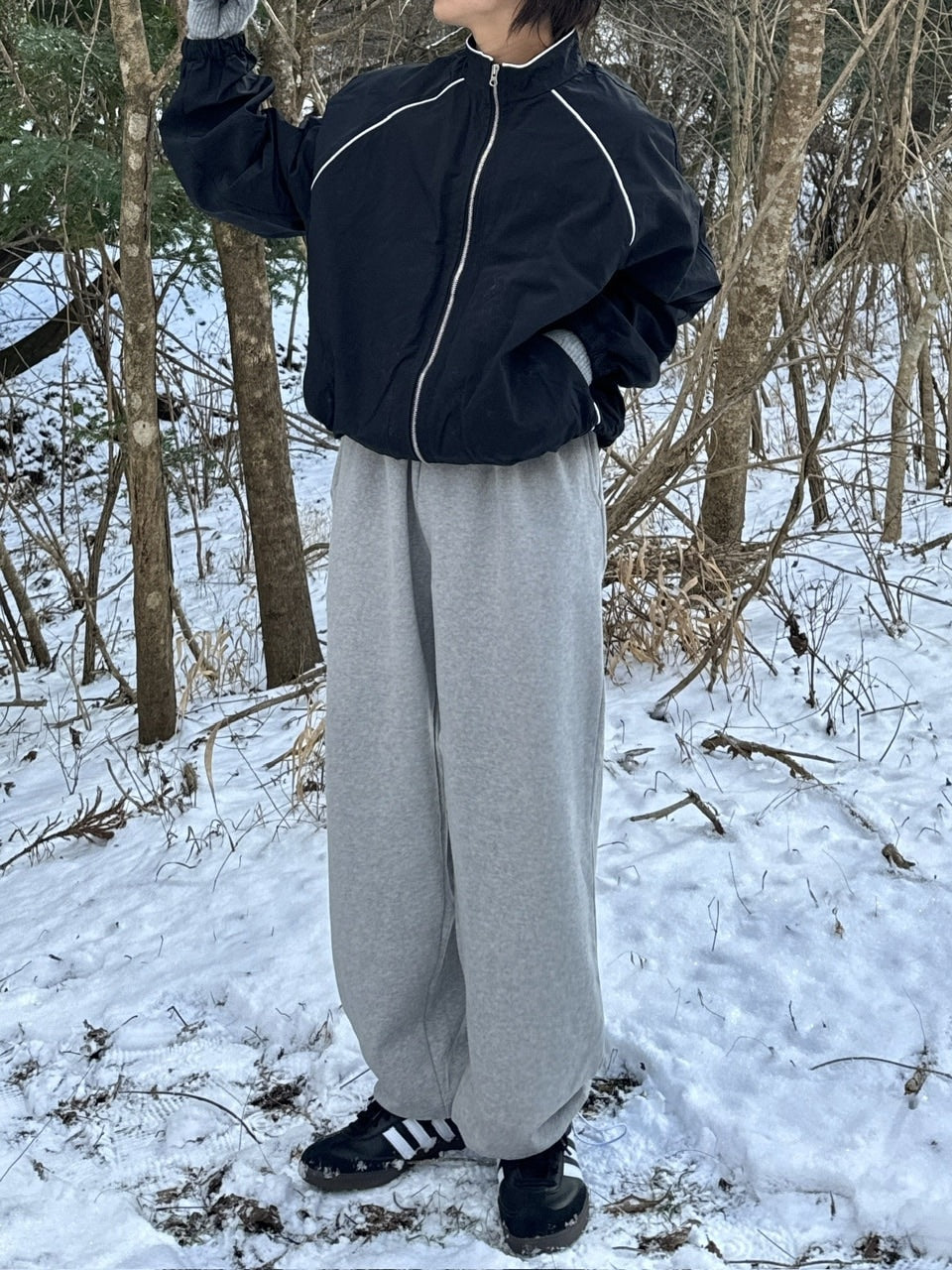 受注制【RENOL】piping nylon jacket (2color)