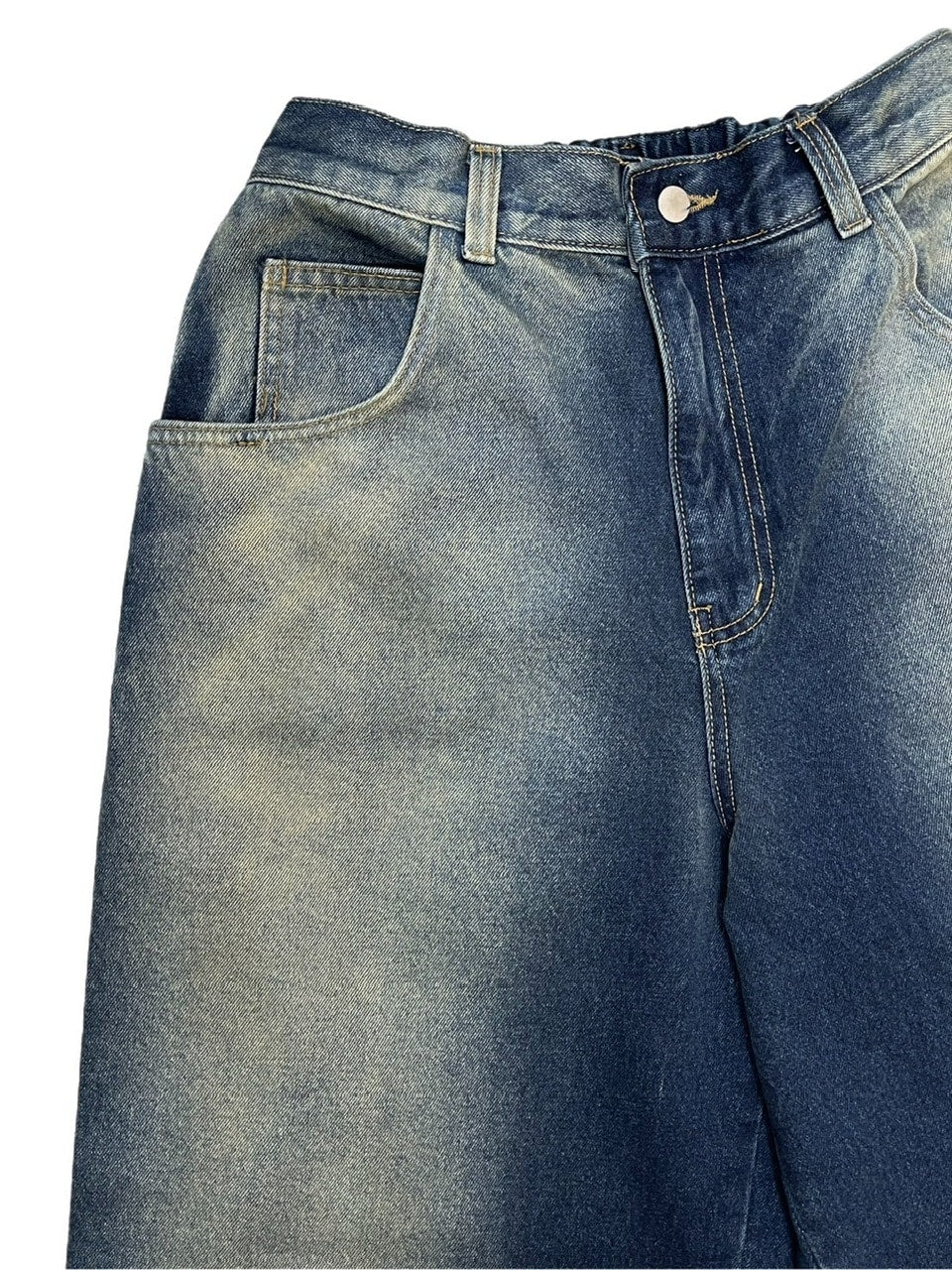 【Chikashitsu +】vintage wash denim pants (2color) / 【チカシツプラス】ヴィンテージウォッシュデニムパンツ