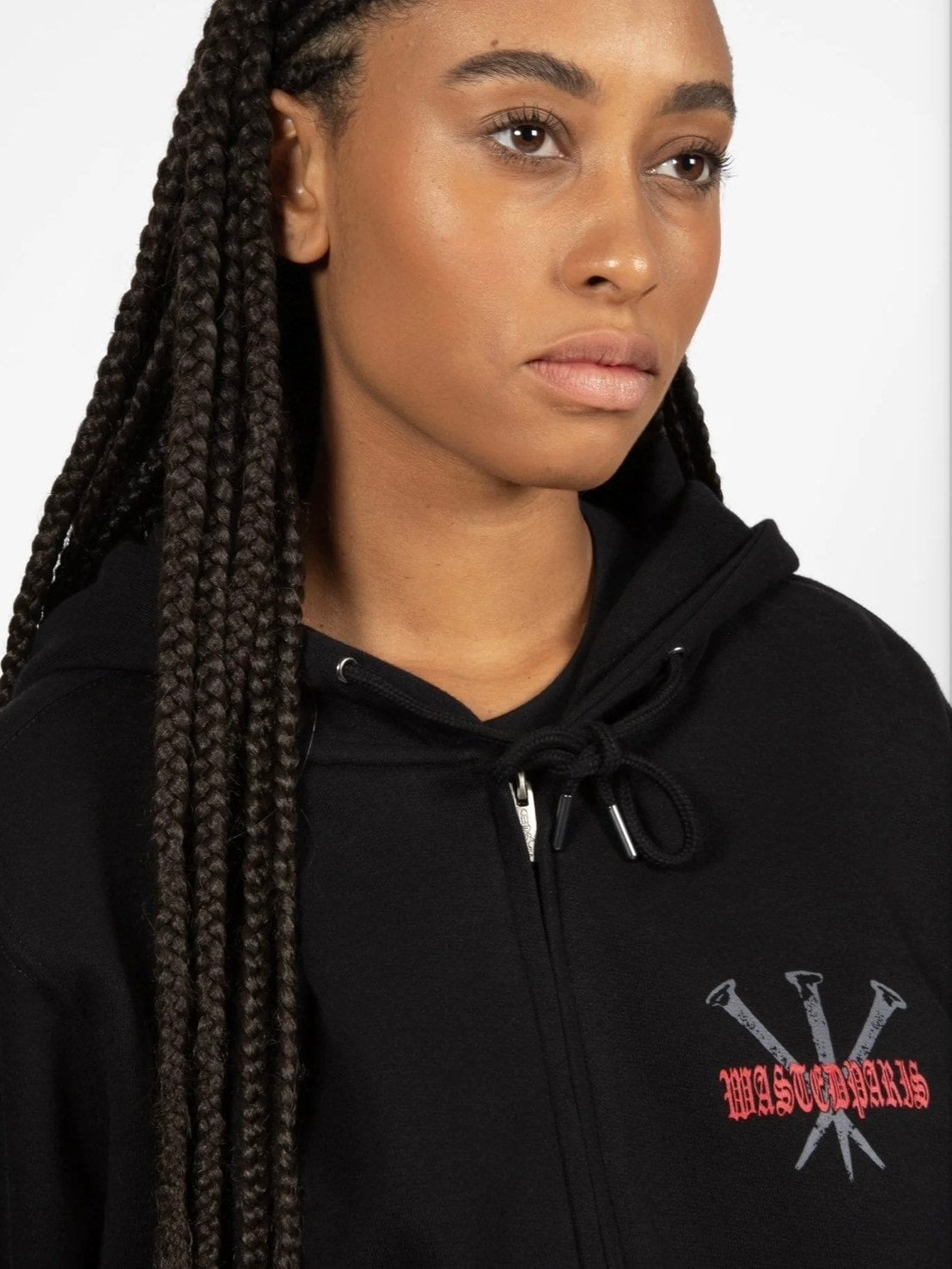 【WASTED PARIS】HOODIE ZIP STAKE