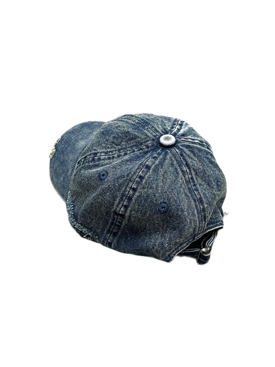 受注制【Never mind the XU】wash denim cap (2color) / 【ネバーマインドザエックスユー】ウォッシュデニムキャップ