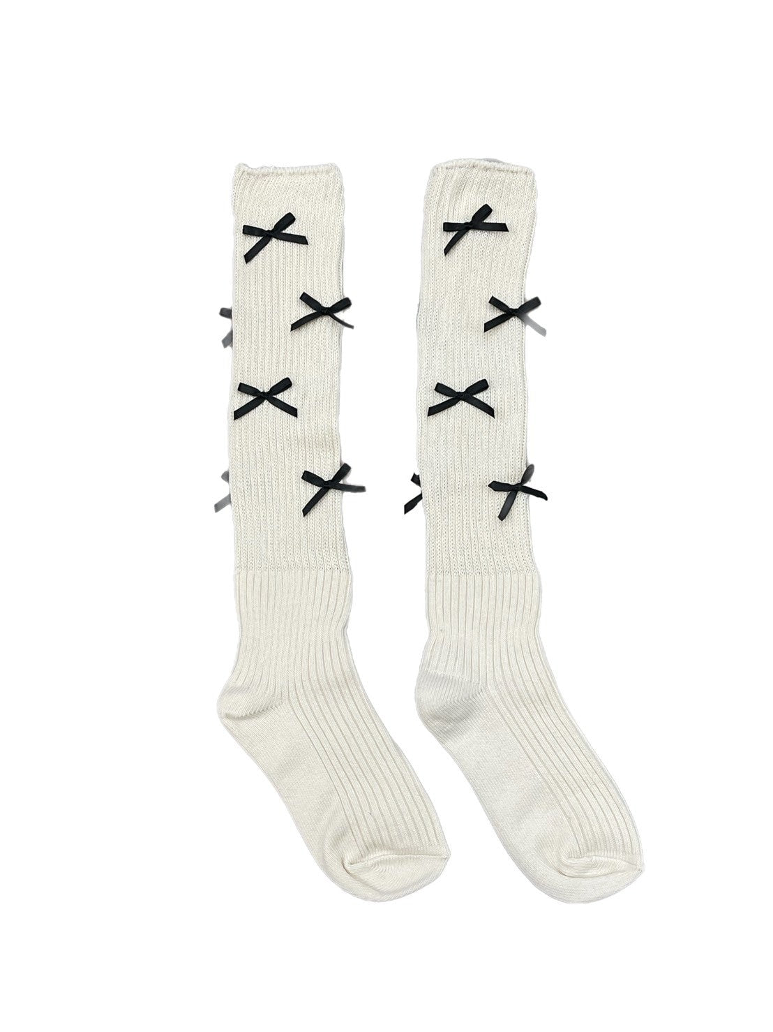 受注制【Chikashitsu + LADIES】ribbon socks (4color)