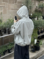 受注制【youll】nylon hooded blouson (2color)