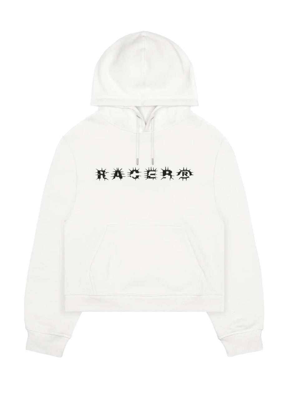 【RACER WORLDWIDE】Spike Text Hoodie