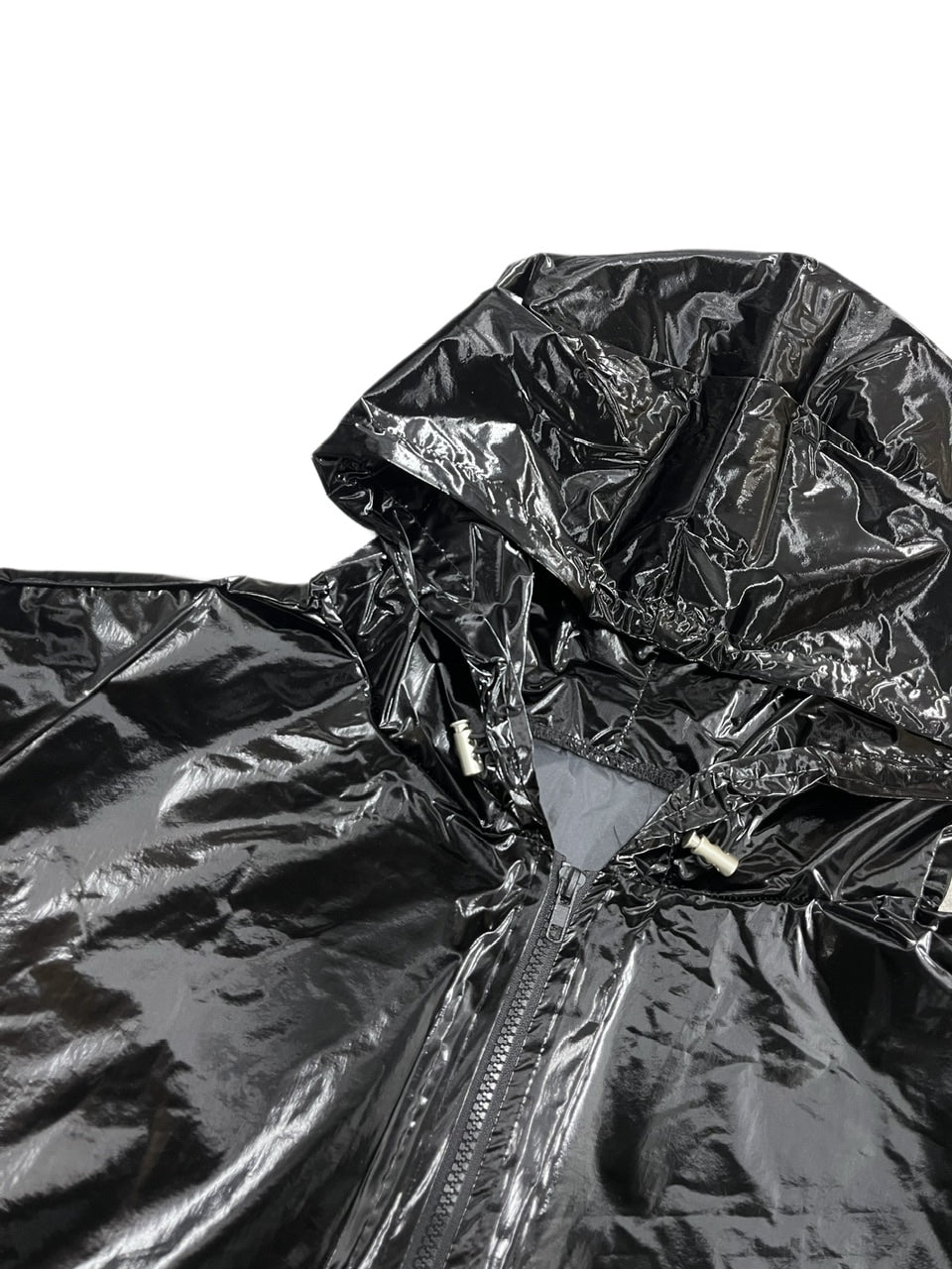 受注制【Never mind the XU】metallic hood jacket (2color)