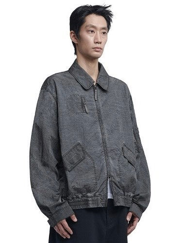 【NOMANUAL】NYLON FLIGHT JACKET