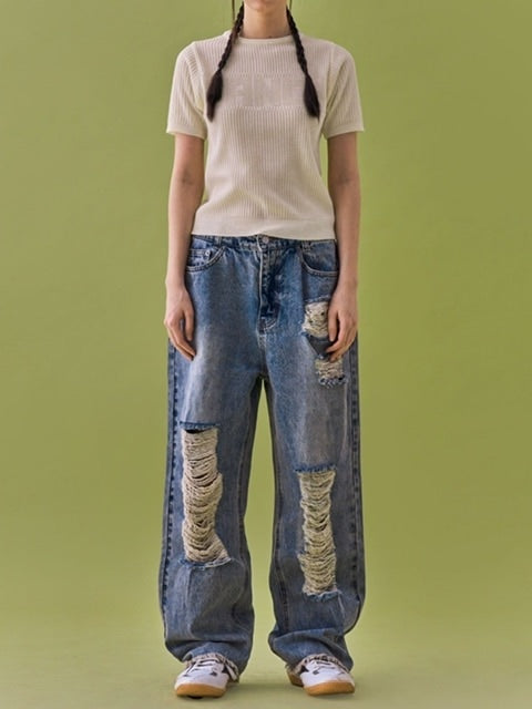 【FANCY CLUB】INNOCENCE KNIT TEE