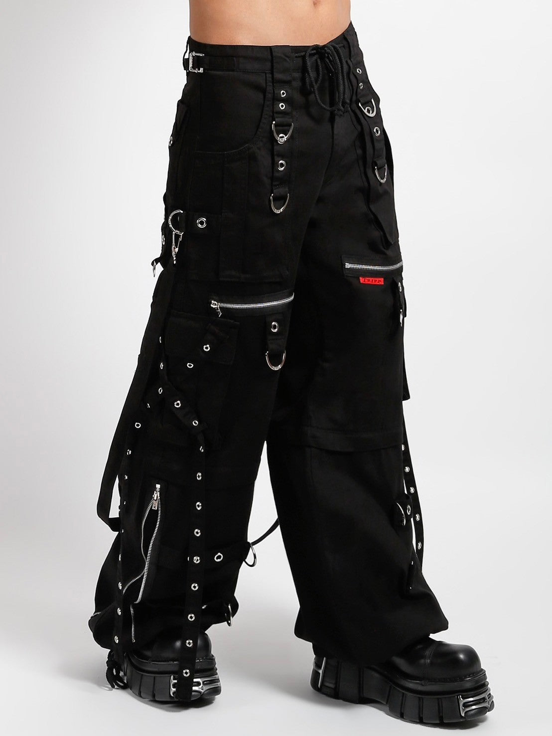 【TRIPP NYC】X-STRAP ZIP OFF PANT[AF7144M] / 【トリップ エヌワイシー】２wayベルトストラップジップオフボンテージパンツ