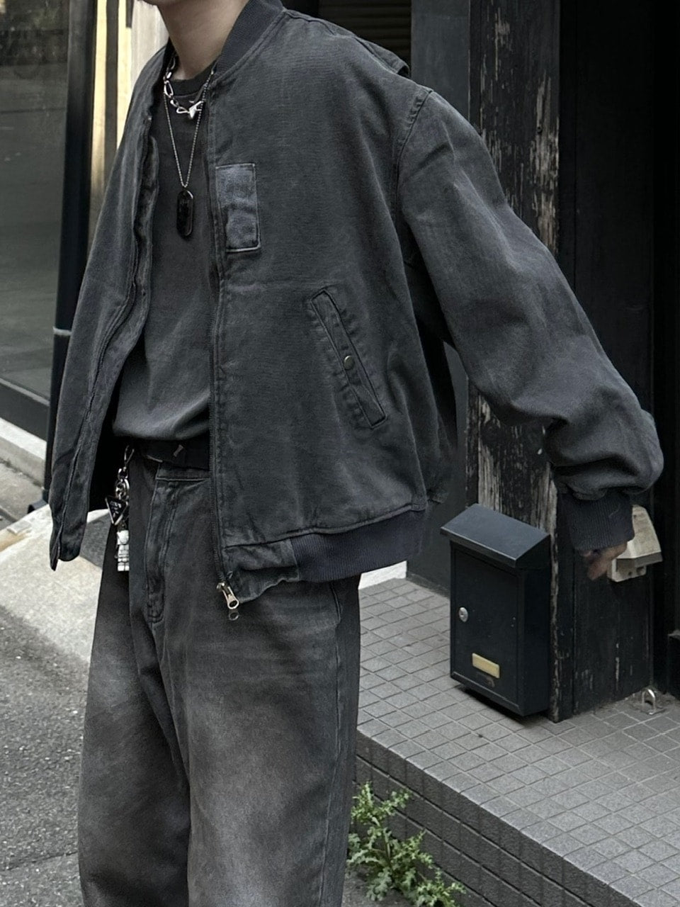大阪店WEB限定受注制【Chikashitsu +】pigment MA-1 blouson