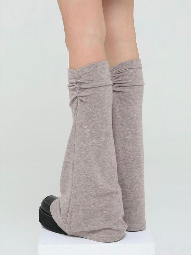 【Uglyshadow】SOFT SHIRRING LEG WARMER