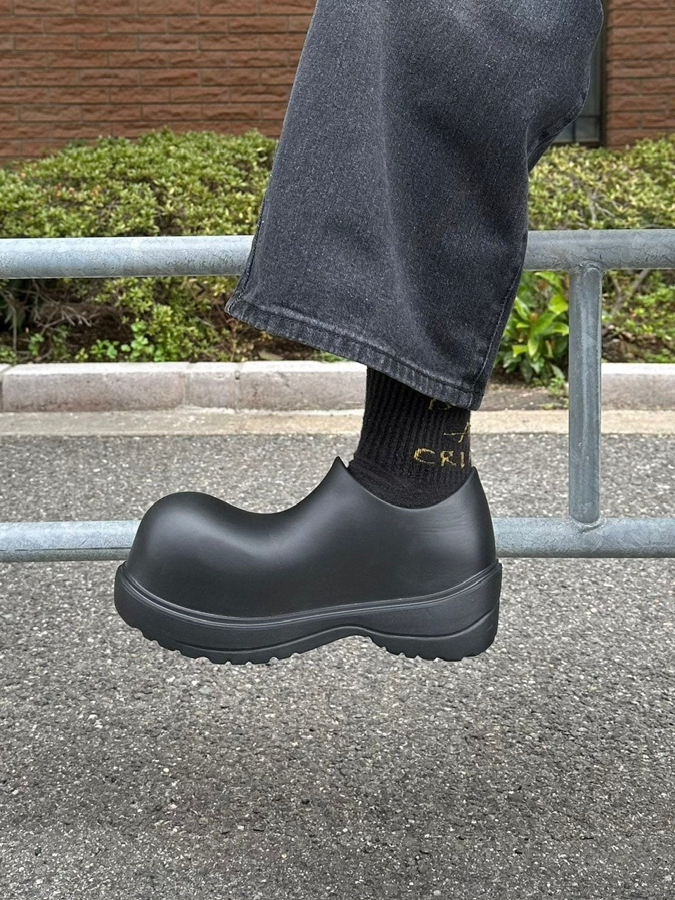 受注制【Chikashitsu +】volume sole clog shoes / 【チカシツプラス