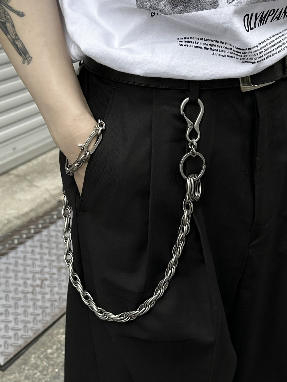 大阪店WEB限定【Chikashitsu +】original wallet chain