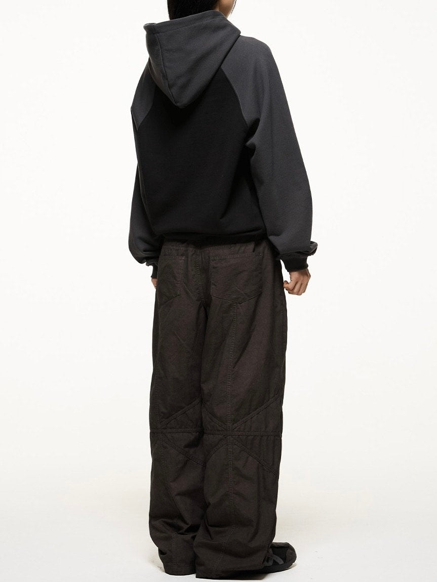 【THECOLDESTMOMENT】pioneer raglan hoodie