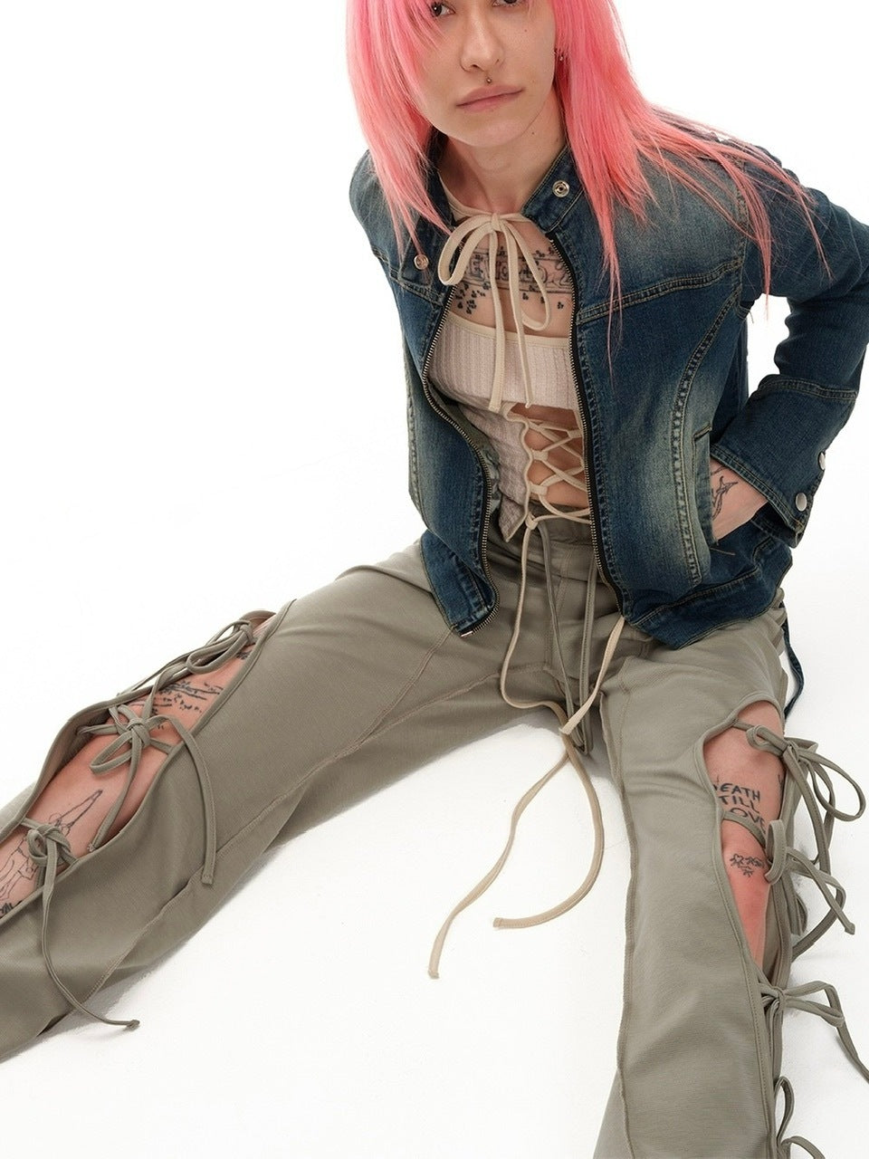 【YOUTHBATH】STRING BANDING PANTS