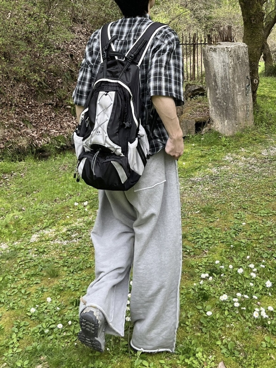 【youll】reverse wide sweat pants (2color)