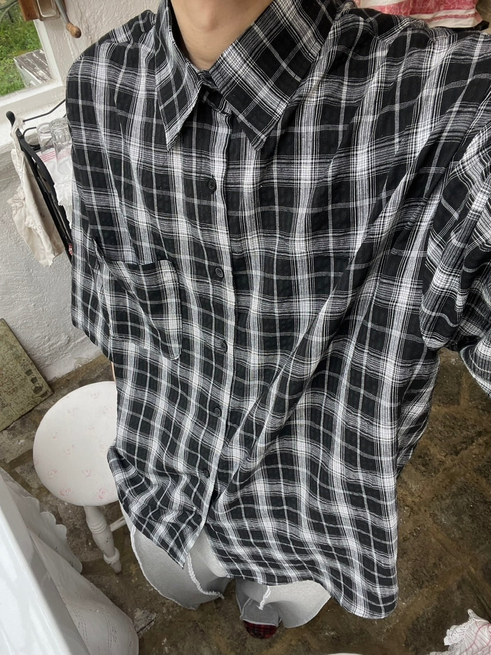 受注制【youll】tartan check shirt (4color)