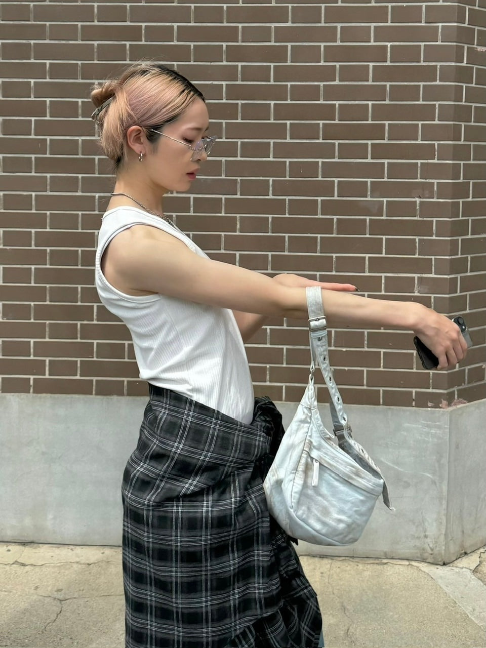 受注制【Chikashitsu +】stitch rib sleeveless (3color) – PRESSING