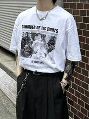 大阪店WEB限定【Chikashitsu +】oversized olympos t-shirt (2color)