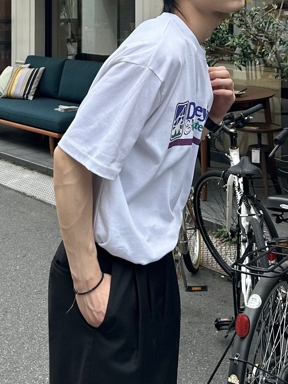 受注制【Chikashitsu +】graphic t-shirt 2 (3color)