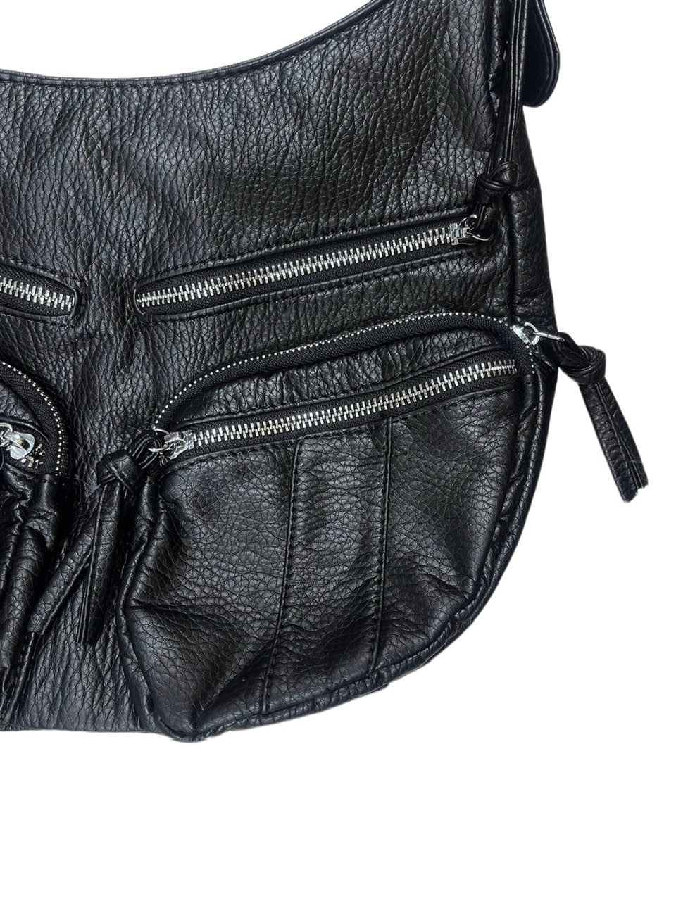 受注制【Never mind the XU】leather shoulder bag (2color) / 【ネバーマインドザエックスユー】レザーショルダーバッグ