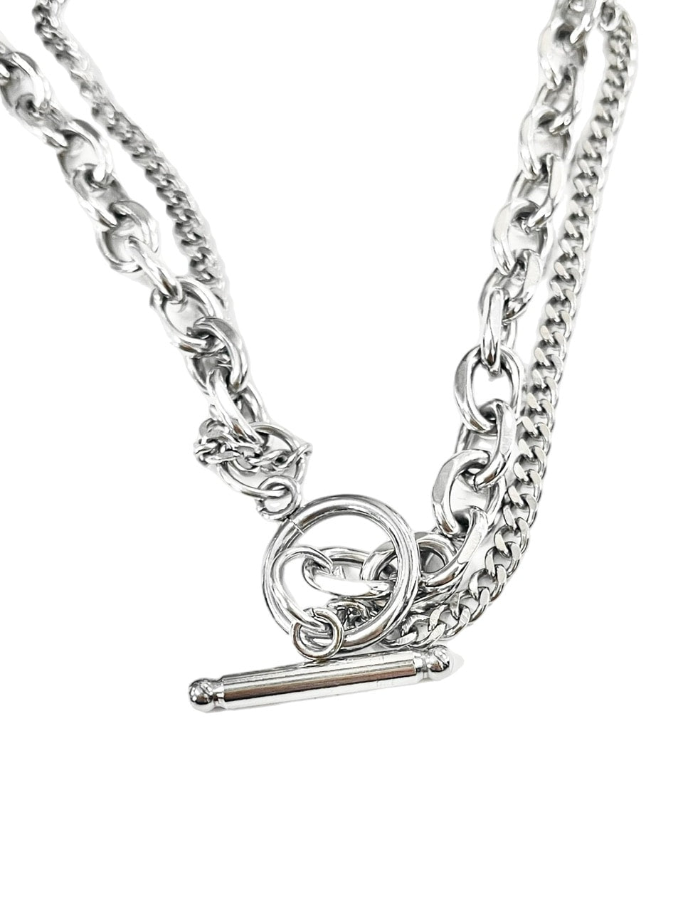 【Chikashitsu +】double chain necklace