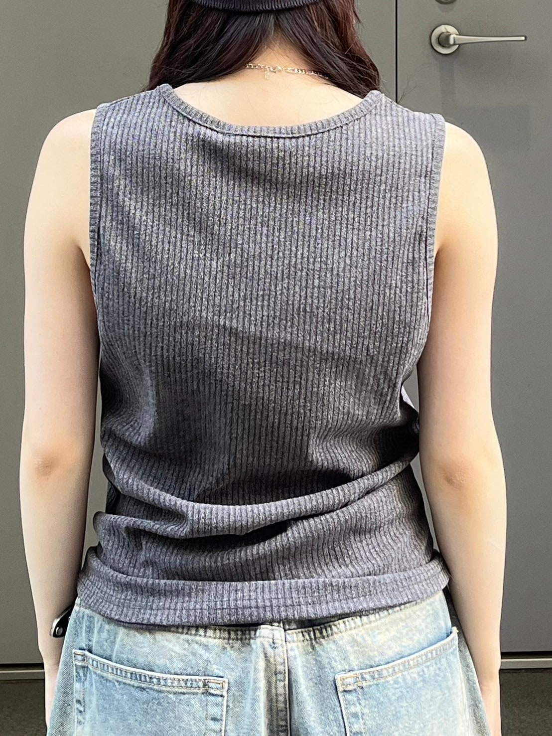受注制【nmtc +】tight tank top (3color)