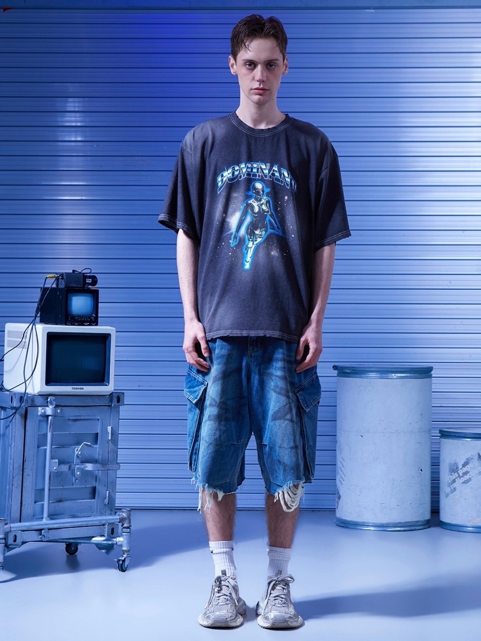 【DOMINANT】Space Mood Washing T-shirt