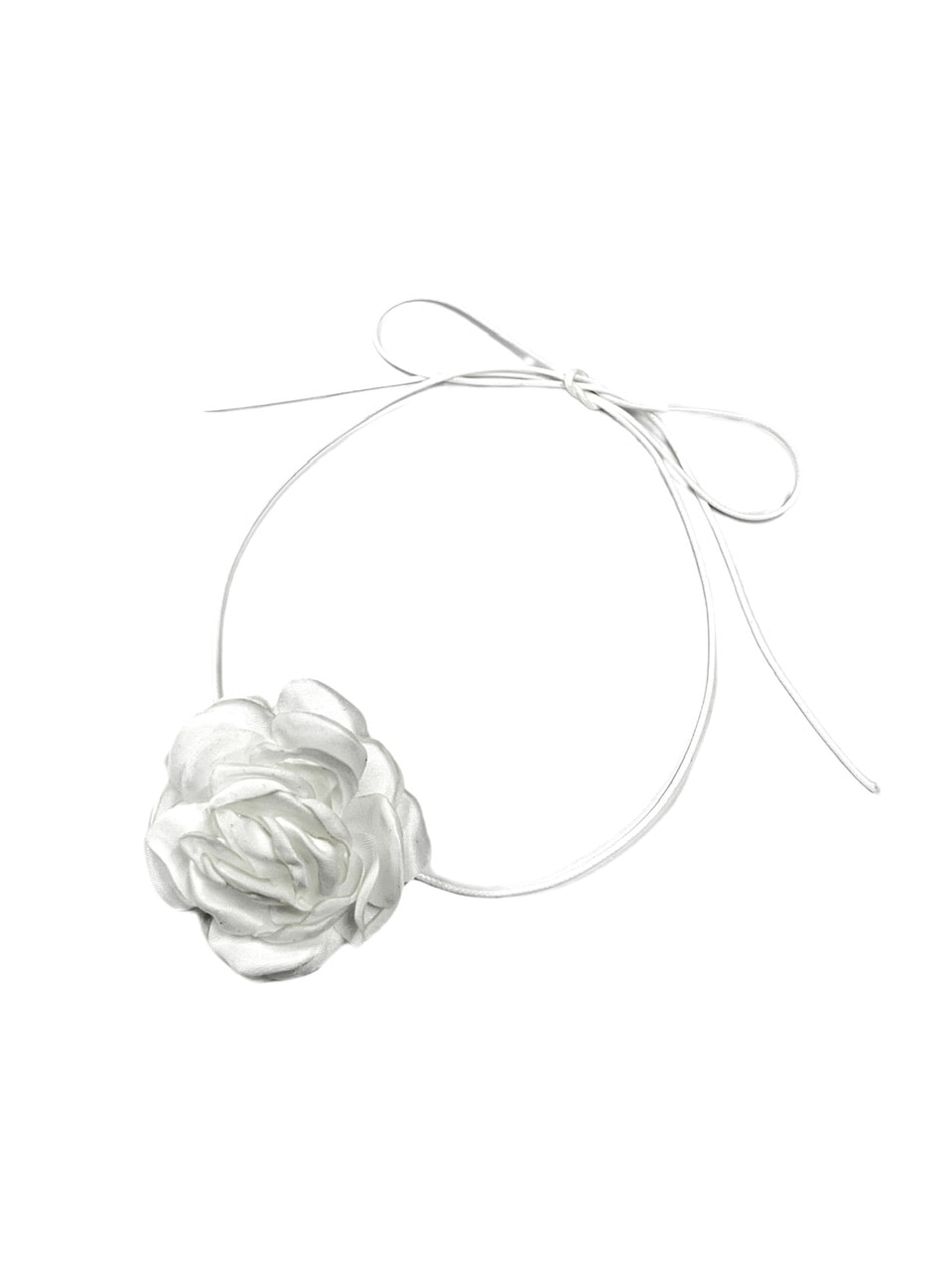受注制【Never mind the XU】rose motif choker (2color)