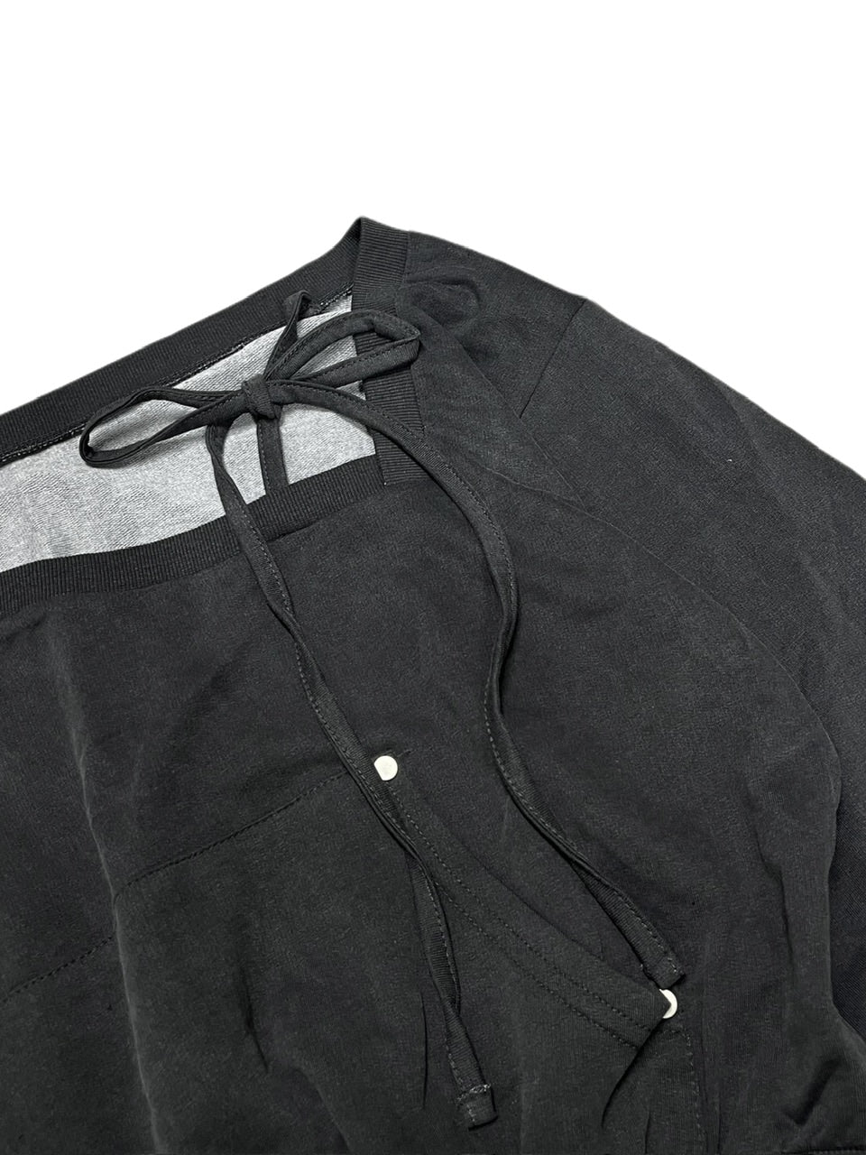 受注制【Never mind the XU】one shoulder sweat tops / 【ネバーマインドザエックスユー】ワンショルダー長袖スウェットトップス