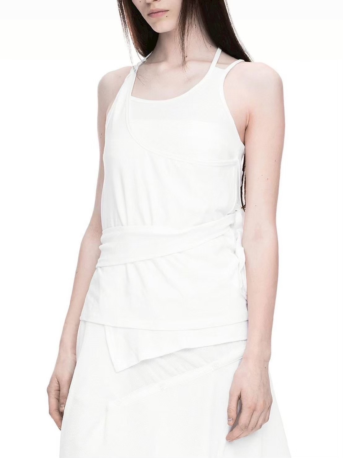 【NACHE】MULTIWAY LAYERED SLEEVELESS