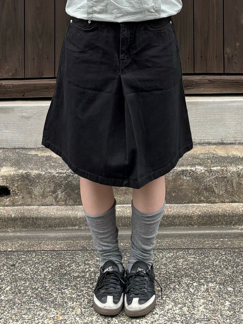 受注制【OaKS】cotton midi skirt