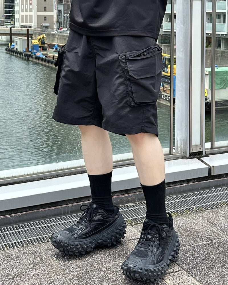 大阪店WEB限定受注制【Chikashitsu +】nylon cargo shorts