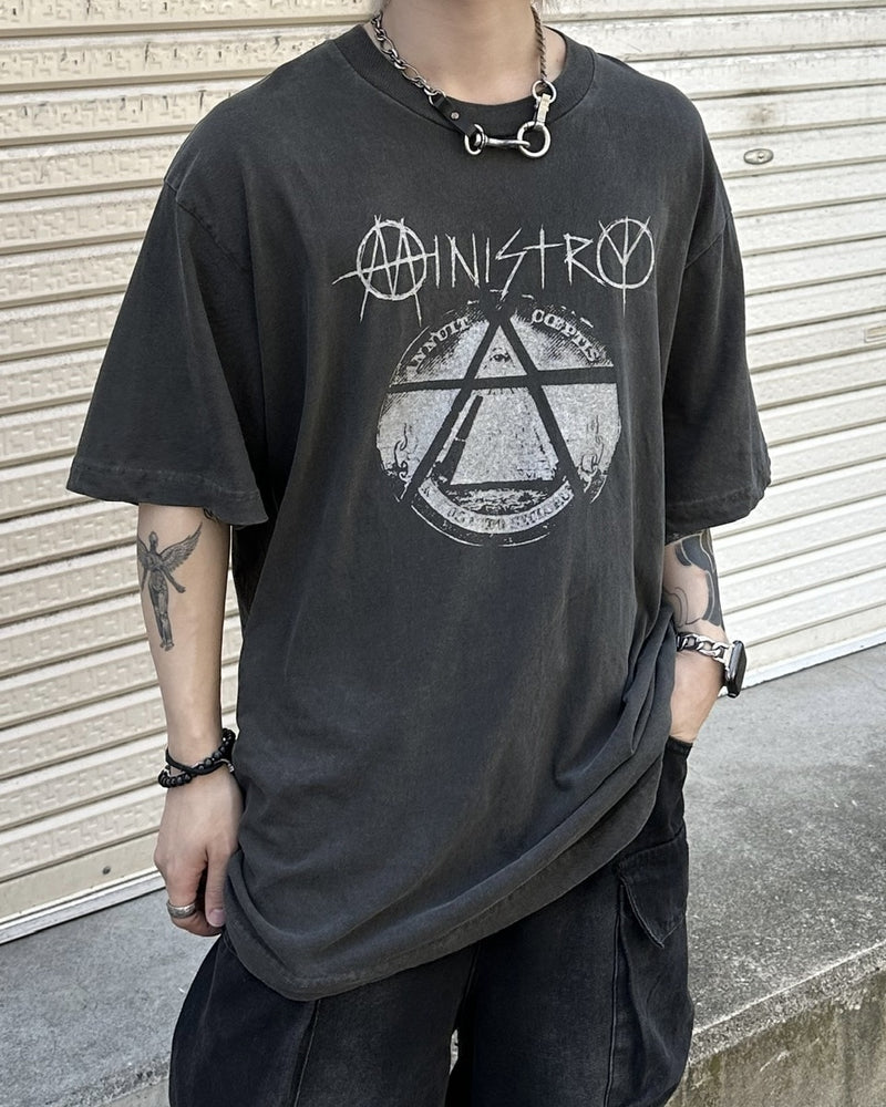 大阪店WEB限定受注制【Chikashitsu +】oversized ministry t-shirt