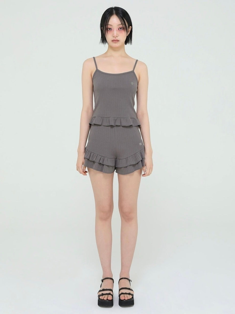 【Uglyshadow】US RUFFLE SLEEVELESS