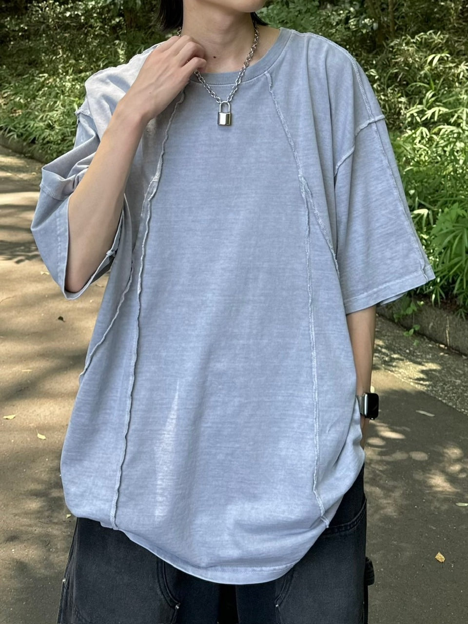 受注制【Chikashitsu +】padlock chain necklace