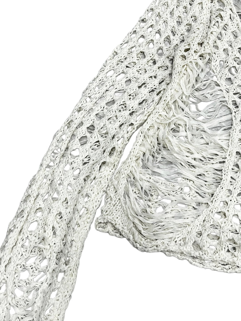 受注制【Never mind the XU】damage summer knit (3color)